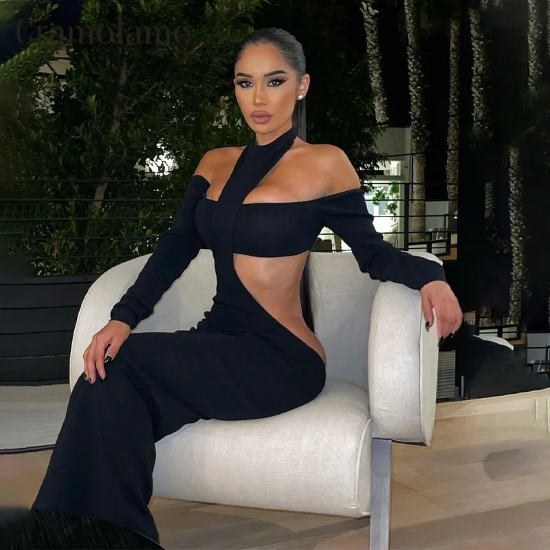

Cut Out Bodycon Maxi Dress Sets Women's Autumn Spring 2022 New Sexy Party Birthday Skinny Long Dresses Suits Stylish Lady