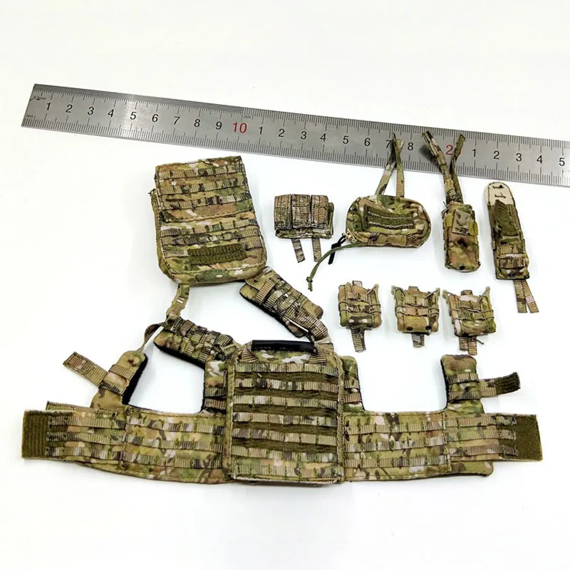 

minitimes M018 1/6 Scale Snow Seal Chest Hanging Vest Bag Full Set Model Toys For Action Figure Body DIY