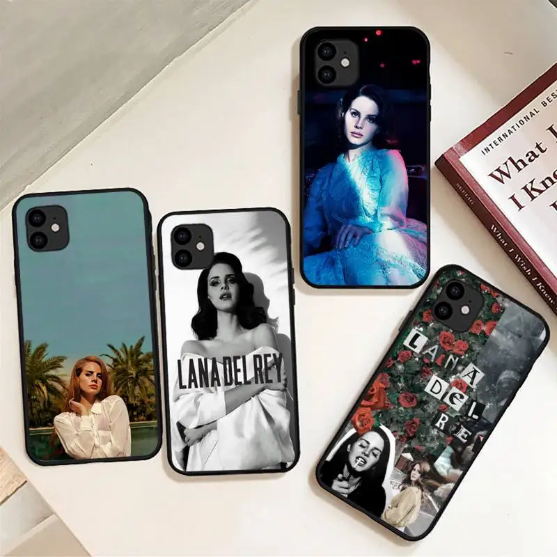 

Riccu Sexy singer model Lana Del Rey Phone Case For iphone 12 11Pro Max 11 XR XS Max X 8 7 6 6S Plus 5 5S SE 2020 soft Cover