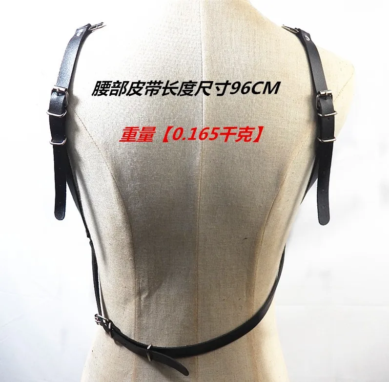 

Suspenders Woman Sexy Pentagram Punk Harness Bra Leather Belts Lingerie Body Bandage Gothic Garters Goth Top Harajuku Harness