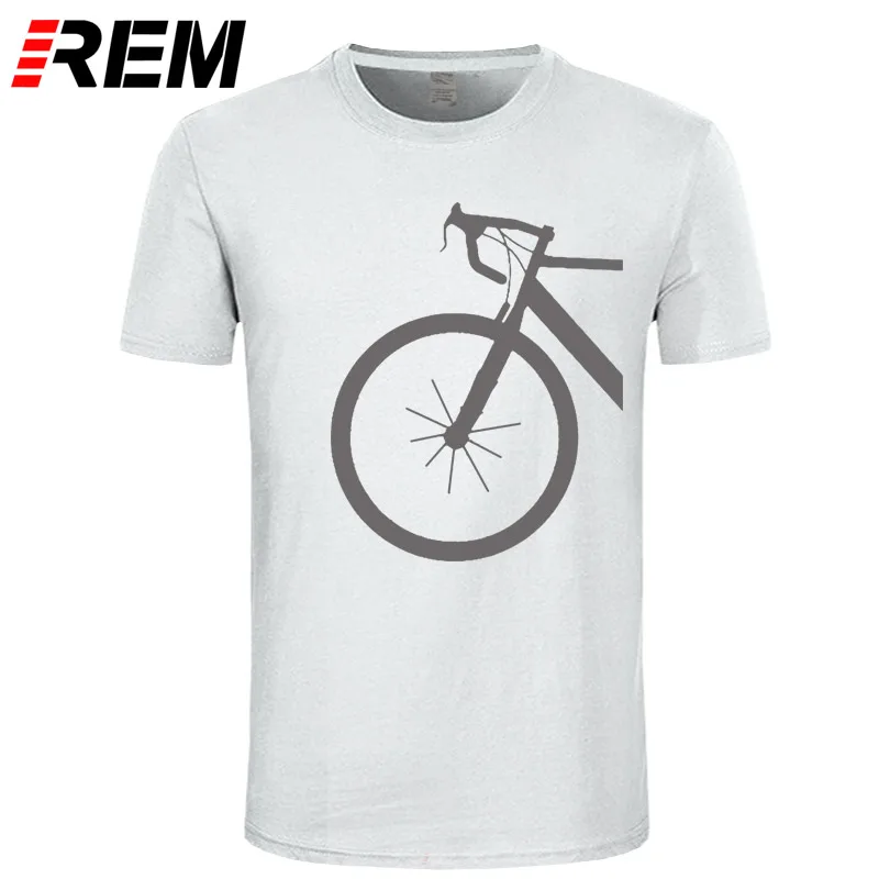 

REM Fashion Design Bicycle Bike Design Men T-shirt Colors New Summer Hot Sale Cotton Brand Casual O-neck T Shirt Streetwear Tops