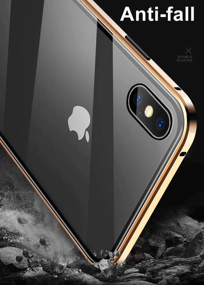 Конфиденциальности магнитное закаленное стекло чехол для samsung A50 A70 Galaxy S8 S9 S10 S10e Plus, Note 8, 9, 10, металлический кошелек Флип Ретро мягкий чехол для телефона протектор