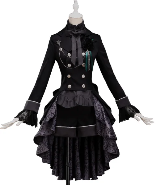 costume Для костюма черного дьякона Черный Дворецкий Ciel Phantomhive одежда для косплея костюм черный Мужской Ежедневный костюм одежда мужской костюм - Цвет: costume