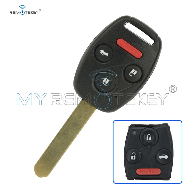 

Remtekey S2082-A 2-AT remote Key MLBHLIK-1T 3 Button with Panic 72148-SNV-H010-M2 HON66 313.8 Mhz for Honda CRV FIt key