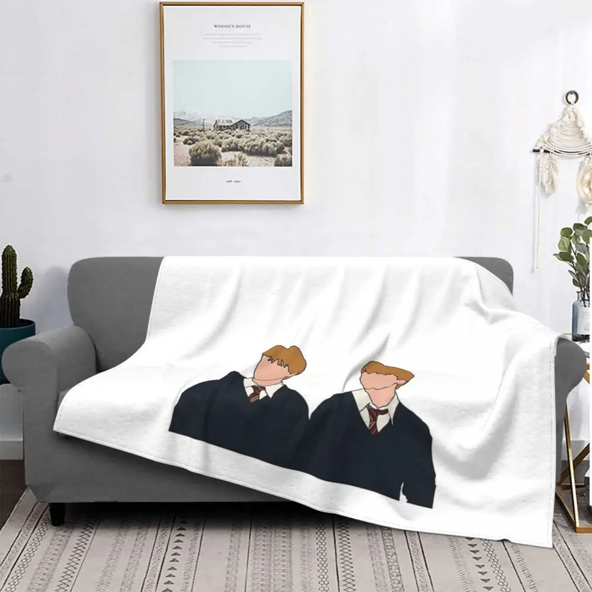 

Одеяло Fred And George, покрывало для кровати, пледовые покрывала, одеяло для кровати s с капюшоном, одеяло для кровати