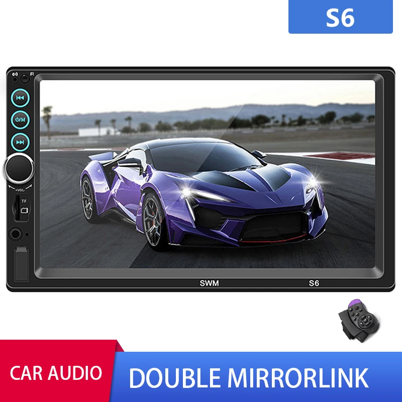 Автомагнитола 2DIN 7 &quotHD MP5 мультимедийный плеер сенсорный экран Bluetooth USB FM камера