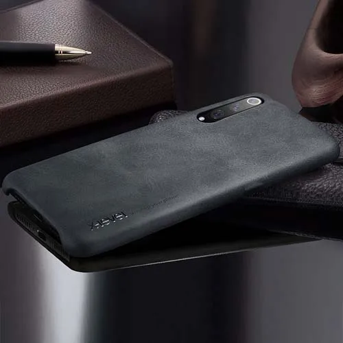 Dark-Grey X-Level кожаный чехол в стиле ретро для Xiaomi mi 9 mi 9 se, ультра тонкий чехол для телефона Xiao mi note 7 pro redmi 7 - Цвет: Dark-Grey
