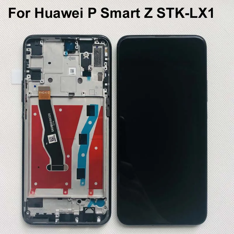 

OEM Black 6.59inch For Huawei P Smart Z STK-LX1 LCD Display Touch Screen Digitizer Assembly parts+tools+double tapes+Frame