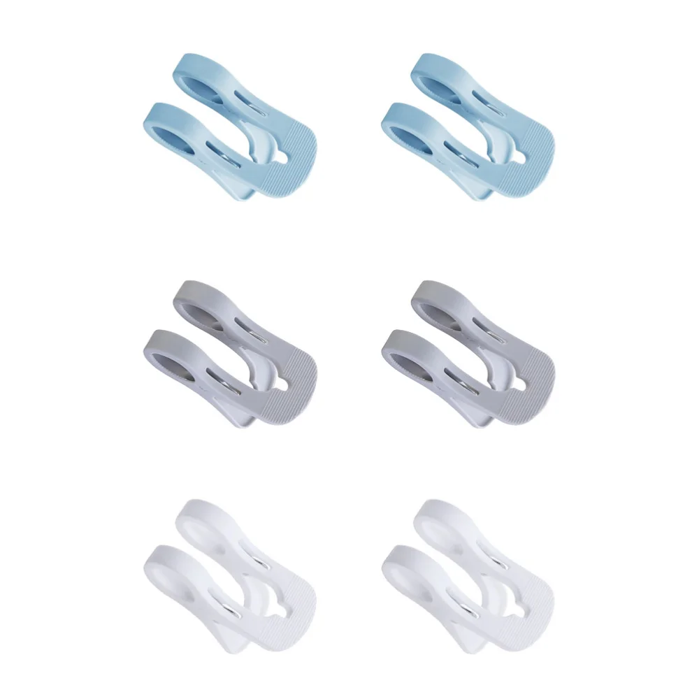 

6pcs Large Size Clothes Clips Heavy Duty Clothespins Hanger Clips