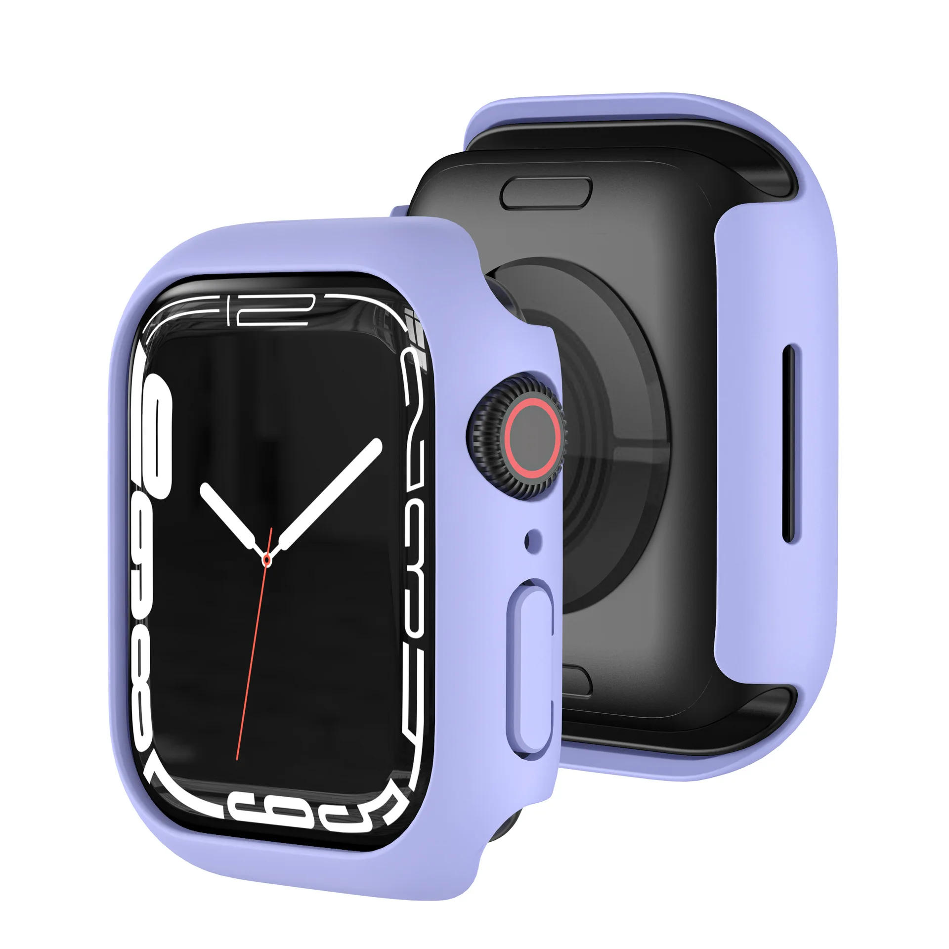 Подходит для Apple Watch Чехол 45 мм iWatch серии 7 с защитой экрана тонкий защитный чехол