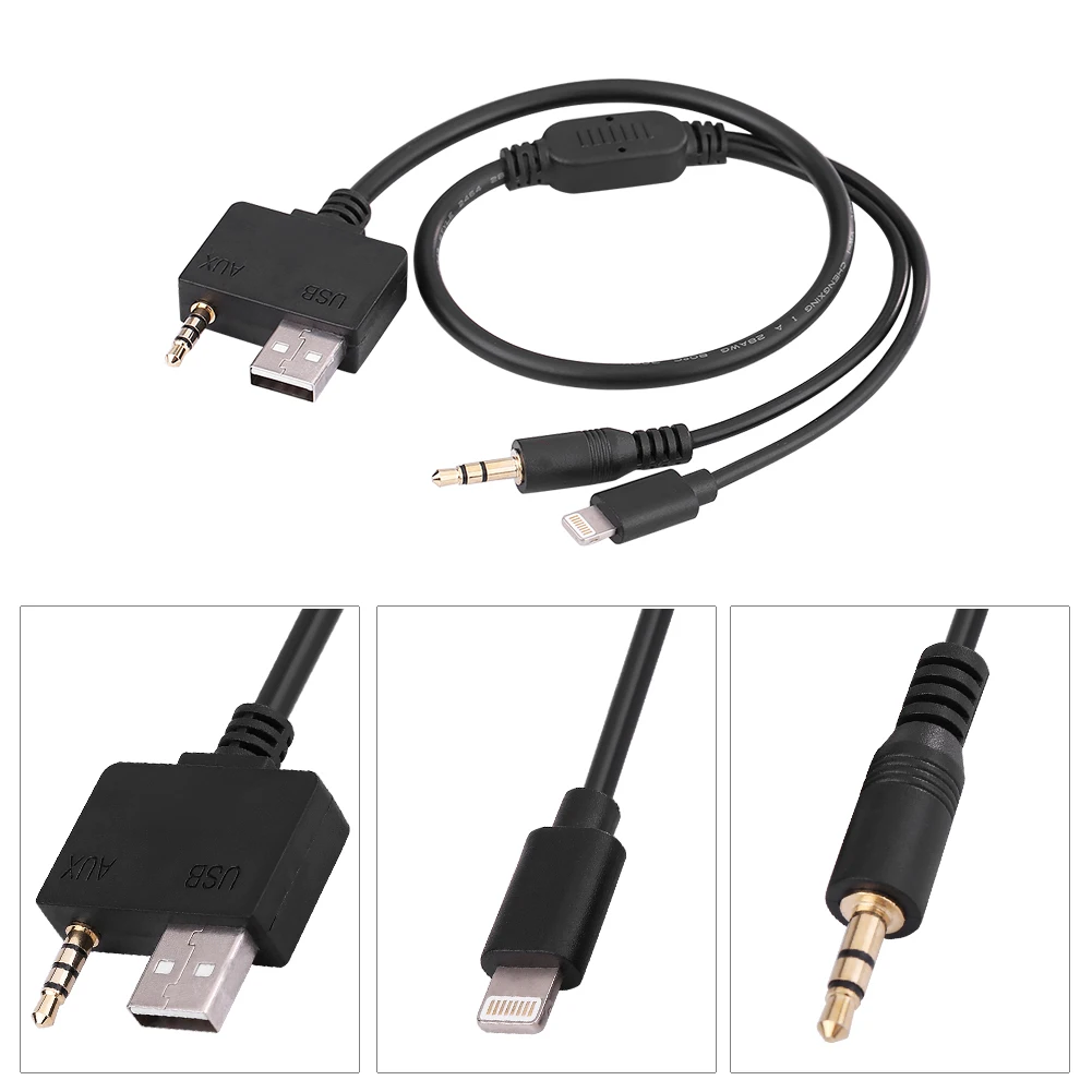 SOONHUA AUX автомобильный музыкальный интерфейс 8 контактный Lightning USB кабель Высокое