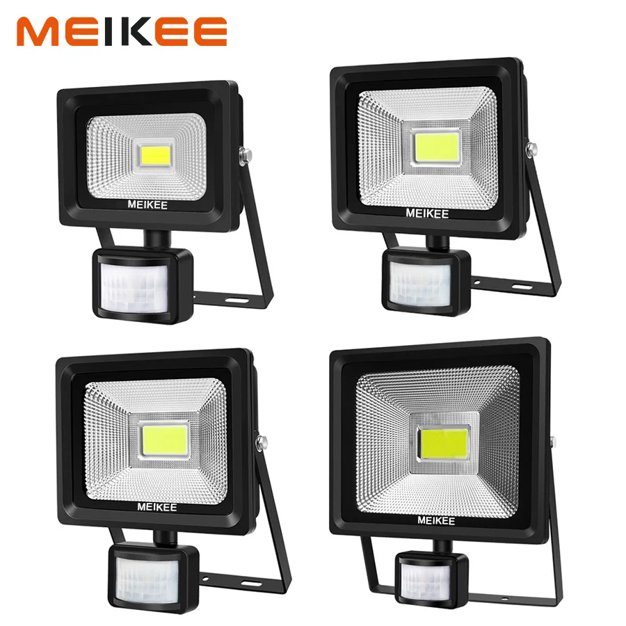 10 Вт 50 супер яркий движения Сенсор Светодиодный прожектор светильник