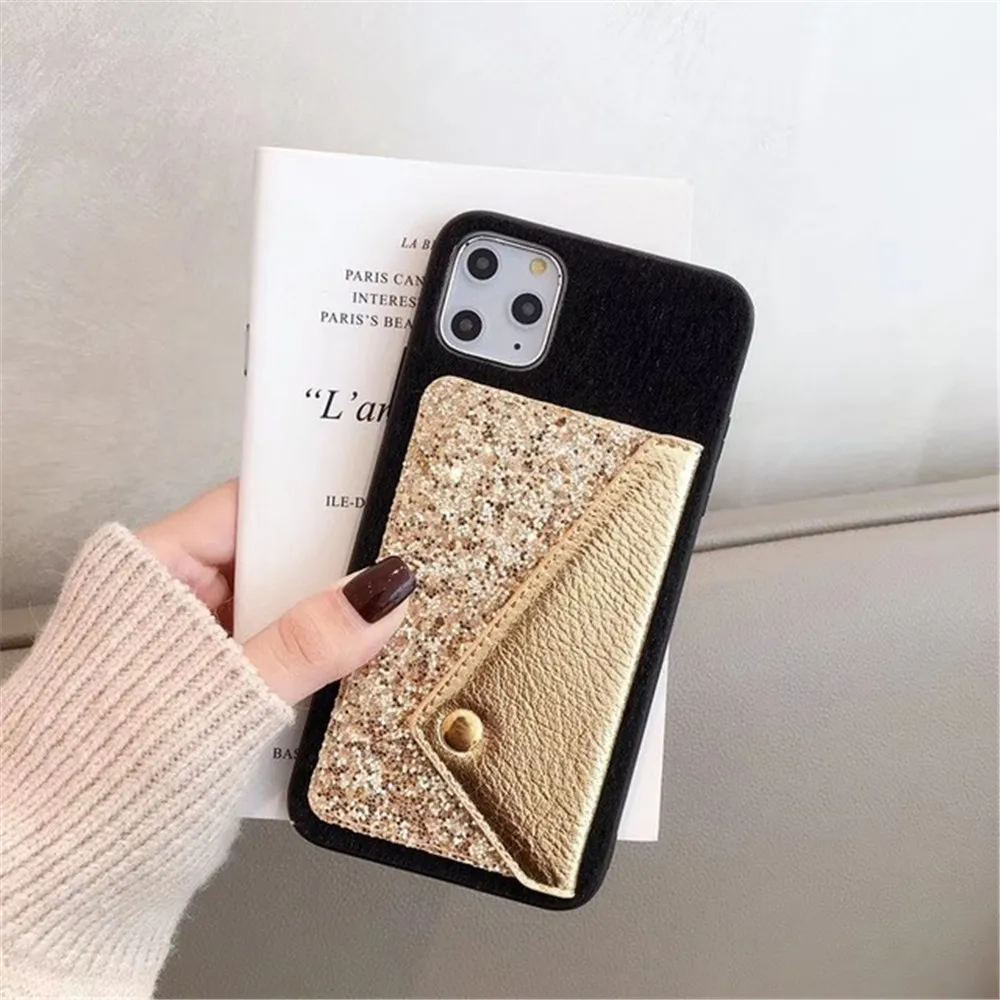 Для iPhone SE 2020 11 Pro MAX Bling Card wallet сумка держатель подставка чехол для телефона 6 7 8 Plus XS