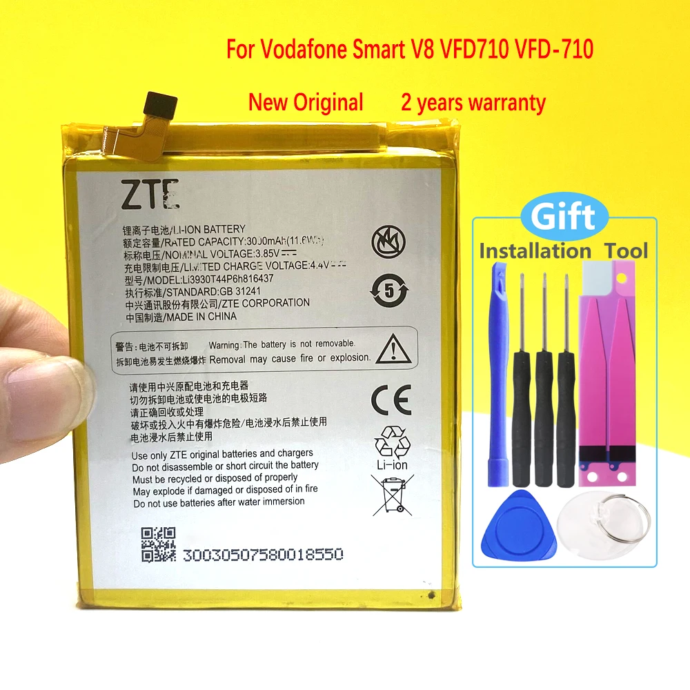 Новый оригинальный 3000 мА/ч Li3930T44P6h816437 Батарея для Vodafone Smart V8 VFD710 VFD-710 Смартфон