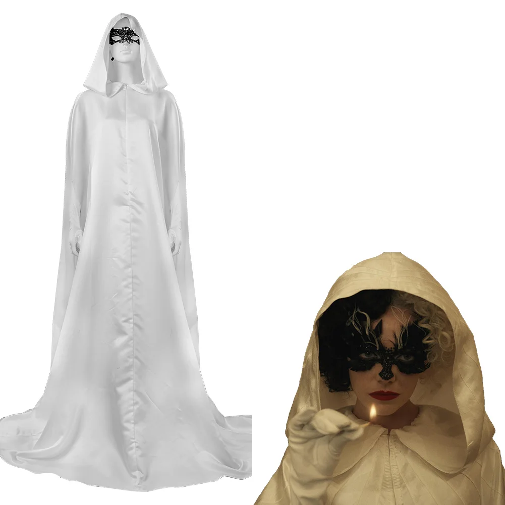

Cruella Cloak Cosplay Costume Halloween Carnival Party Suit