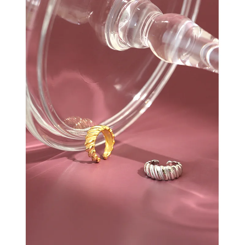 Женские серьги Клипсы из серебра 925 пробы 18 к|Серьги-клипсы| |