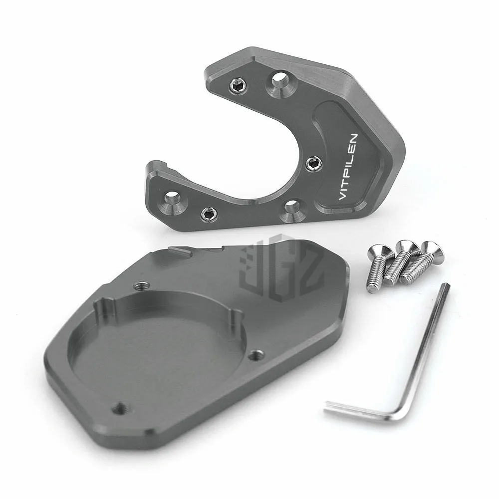 Алюминиевая пластина Увеличителя для мотоцикла CNC боковая подставка