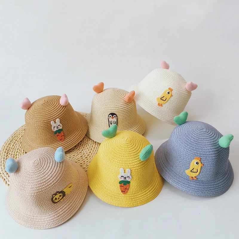 

Children's fashion foldable sunscreen sun hat personality wild fisherman hat beach hat unisex