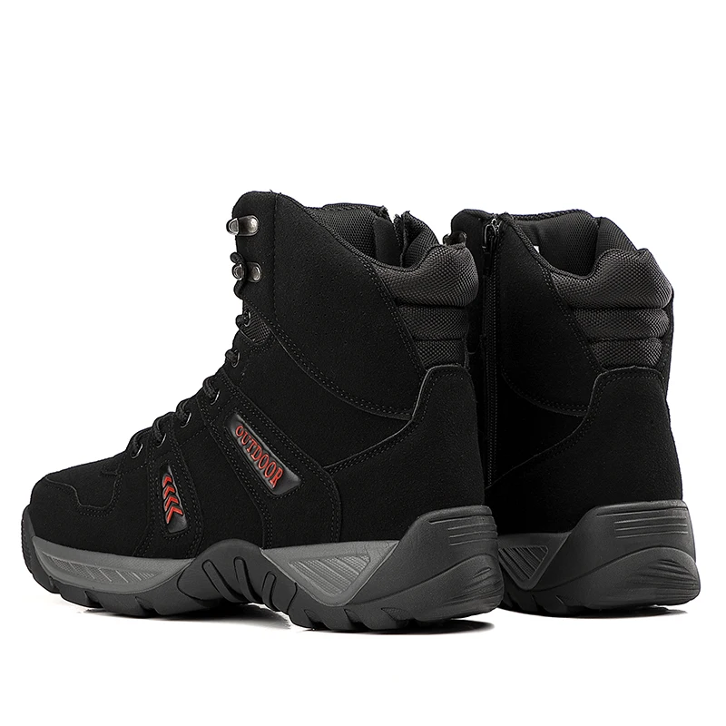 

Autumn and winter casual fashion men and women high-top hiking shoes breathable non-slip outdoor couple military boots