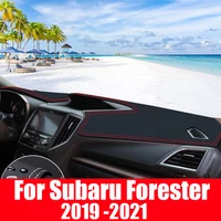 anti slip dashboard cover protective pad car accessories sunshade carpet for subaru forester 2019 2020 2021 sk
