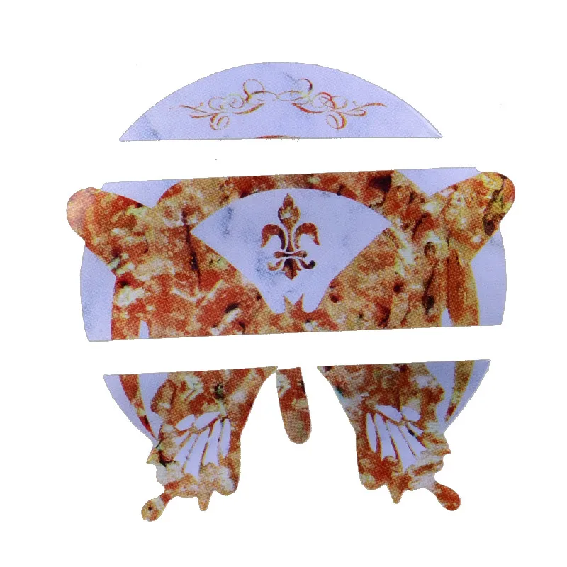 Наклейки с инкрустацией для гитары имитация абалона бабочки акустические гриф