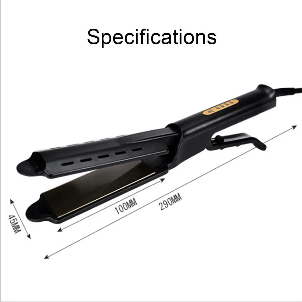 Выпрямитель для волос четыре уровня регулировки температуры щетка гребень