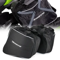 for kawasaki ninja 1000 h2 versys 650 1000 motorcycle luggage bags expandable inner bags black trunk inner bags