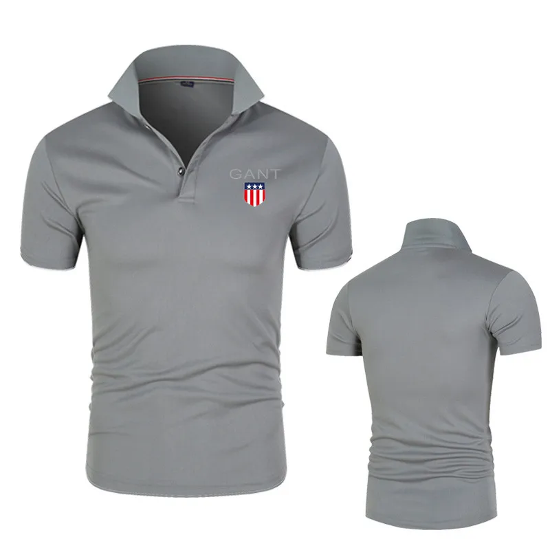 

2021 summer new men's quick-drying polo shirt comfortable and breathable business casual short-sleeved polo shirt for men