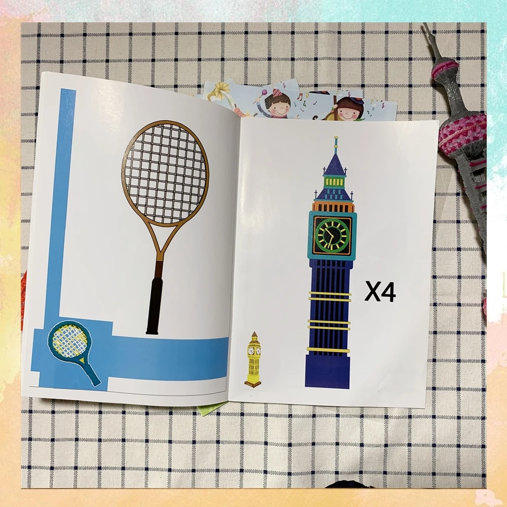 1 шт. 3D шаблон ручки для рисования Бумажный альбом + граффити копировальная пленка