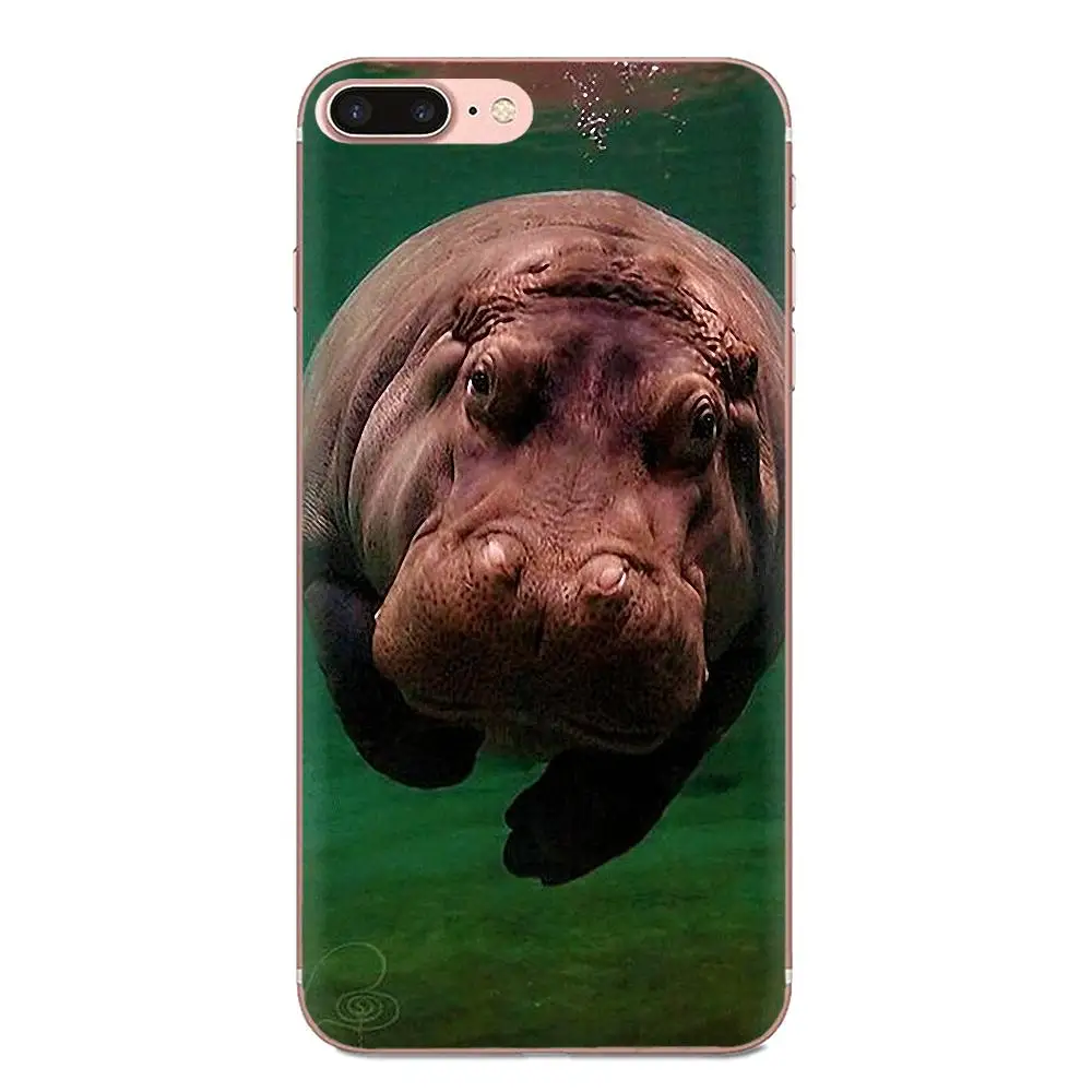 Задняя крышка гибридная Для Xiao mi 3 4 4C 4i 5 5s 5X6 6X8 SE Pro Lite A1 Max x 2 Note Aninal Hippo Cow | Мобильные