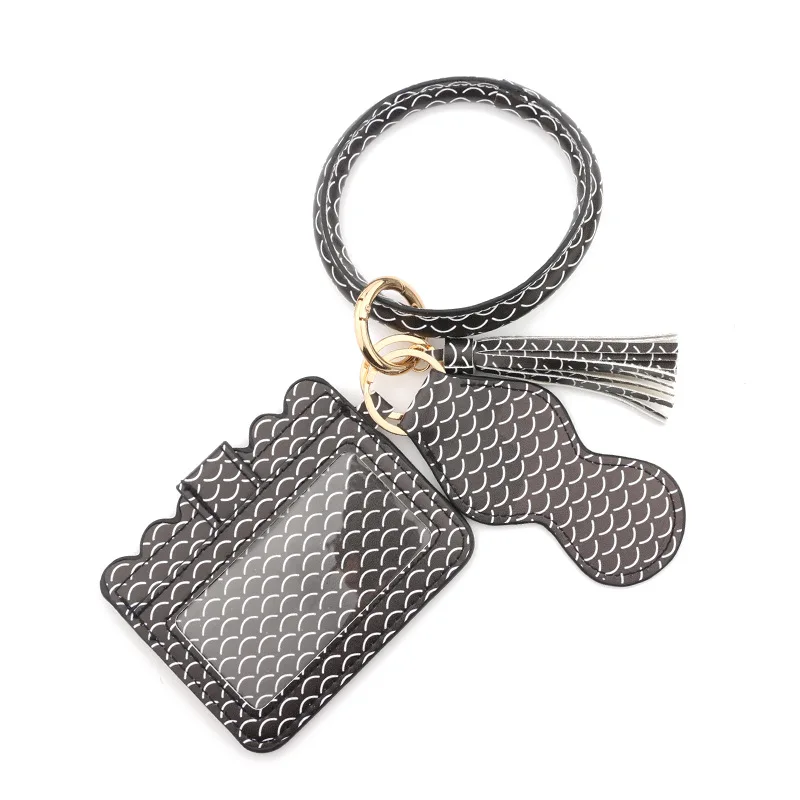 

Леопардовый кожаный Змеиный брелок для ключей, антисептический O-образный браслет, кошелек, брелки