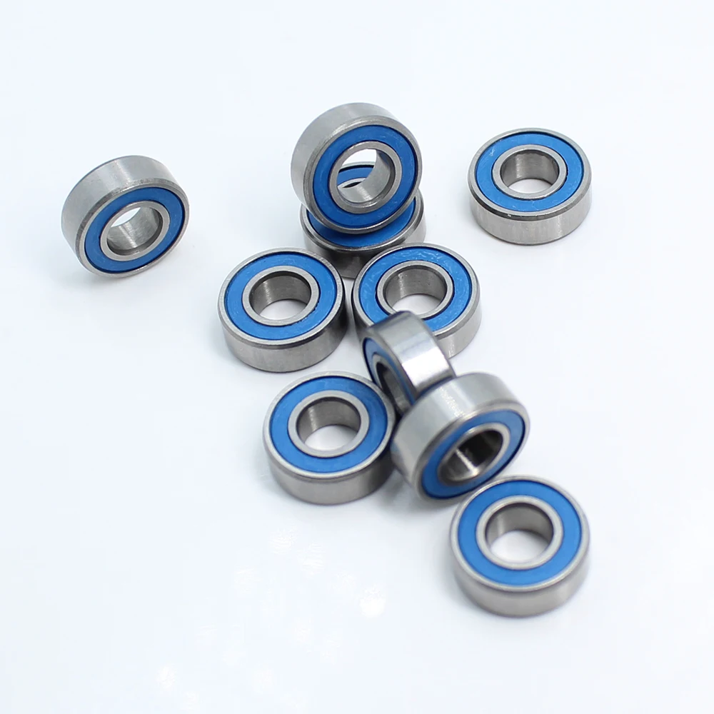 MR115RS подшипниковый ABEC-3(10 шт.) 5X11X4 мм миниатюрные MR115-2RS шарикоподшипники синий герметичный MR115 2RS Подшипник
