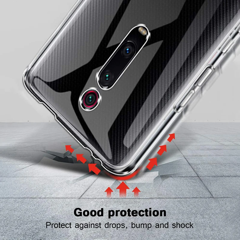 Мягкие силиконовые прозрачные чехлы из ТПУ для Xiaomi Redmi K20 / Pro чехол телефона