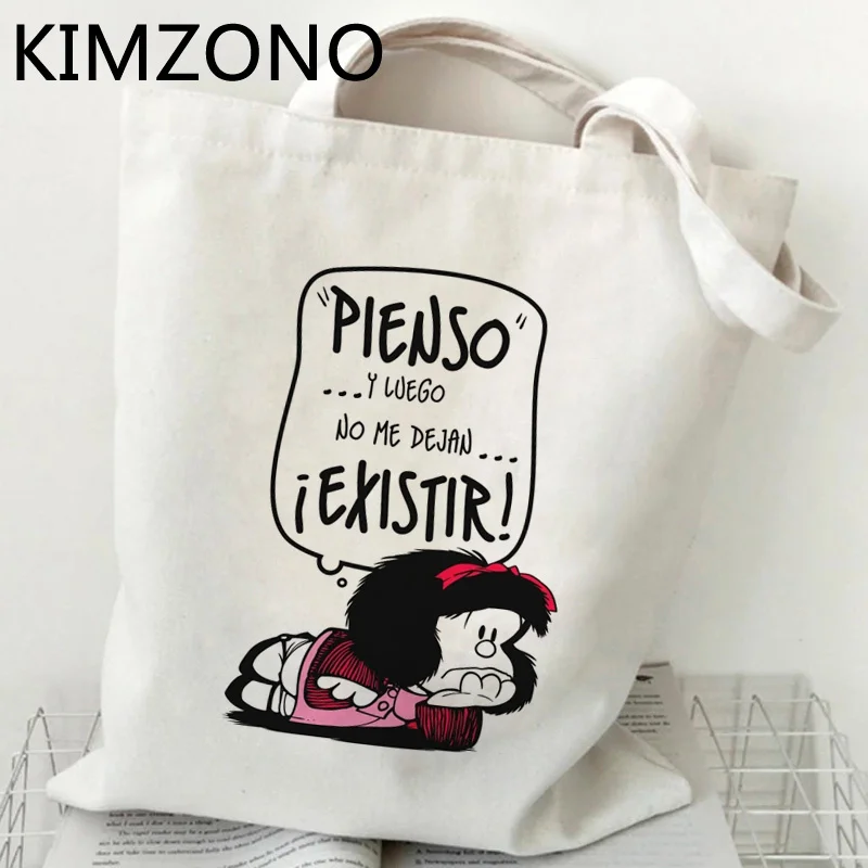 

Сумка для покупок Mafalda, женская сумка для покупок, оригинальная сумка