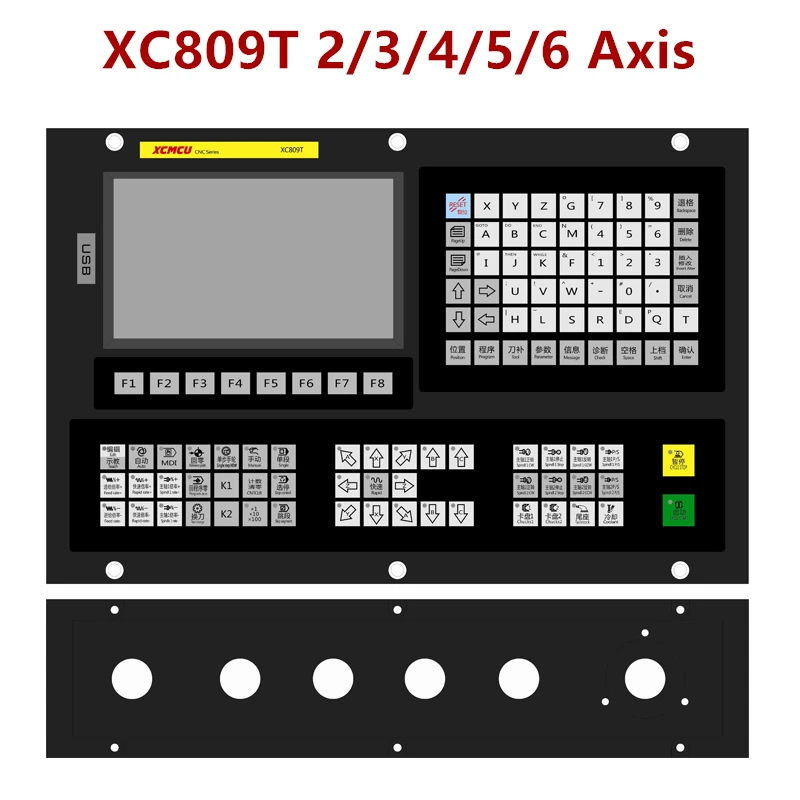 Многофункциональный токарный станок XC809T 2/3/4/5/6 Axis контроллер с системой ЧПУ