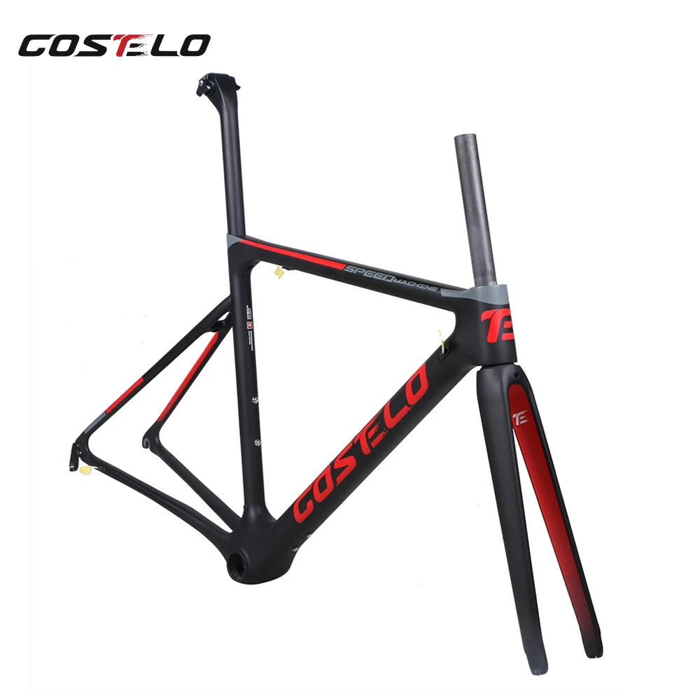Новейший диск Costelo Speedmachine1.0 карбоновый дорожный велосипед велосипедный держатель для телефона Costelo велосипедная Рама Bicicleta карбоновая рама для велосипеда
