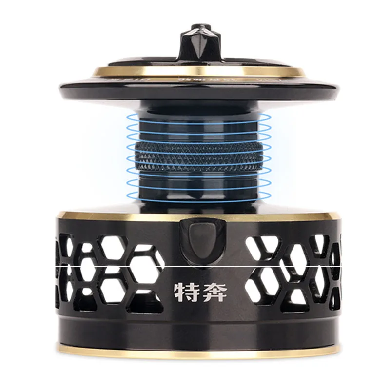 

YUBOSHI Spinning Fishing Reel 5.0:1 / 4.9:1 Gear Ratio Metal Spool 20Kg Carbon Fiber Drag Power Fishing reel Carp For Saltwater