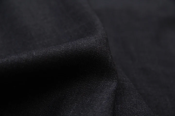 

free ship 90% wool Dark gray Worsted wool fabric price for 1 meter 59“ wide