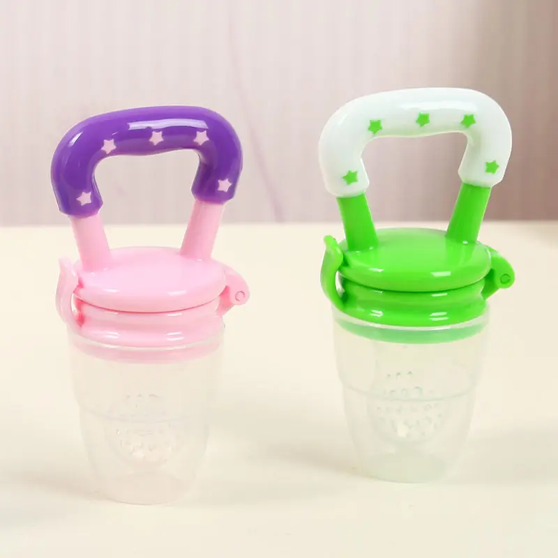 

2 In 1 Baby Nipple Fresh Food Fruit Milk Feeding Bottles Nibbler Learn Feeding Drinking Water Straw Handle Teething Pacifier