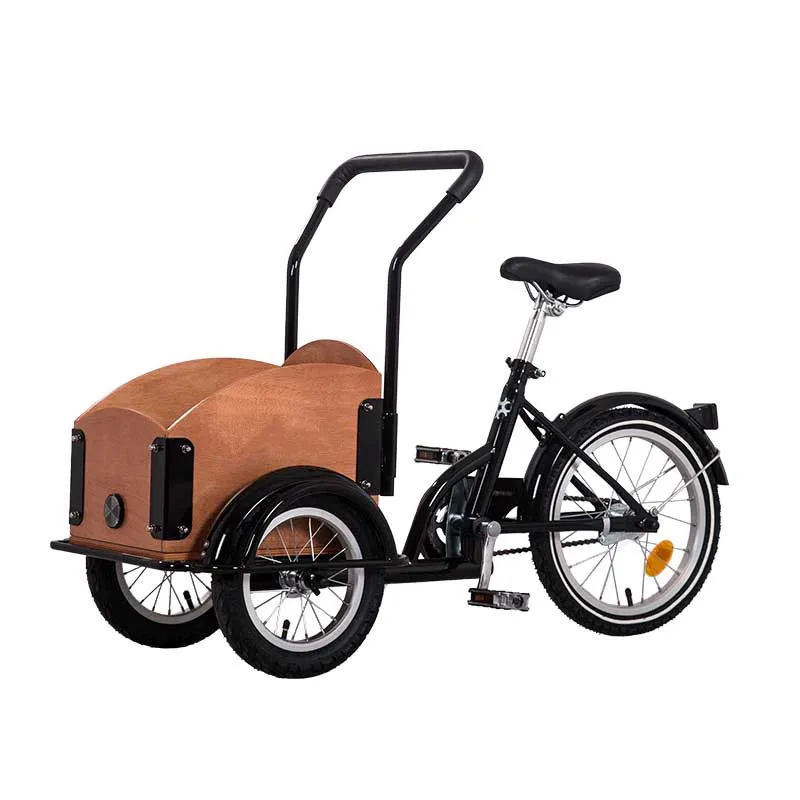 Front Box Cargo Bike For Kids Or Pets, 3 Wheels Adult Riding Tricycle Carrier Can Carry Dogs Cats
