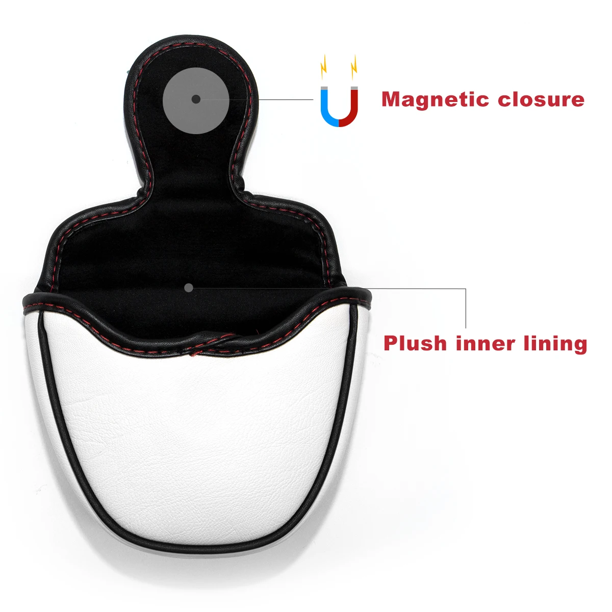 Чехол для клюшки гольфа чехол из искусственной кожи с магнитом|Головка клюшки| |