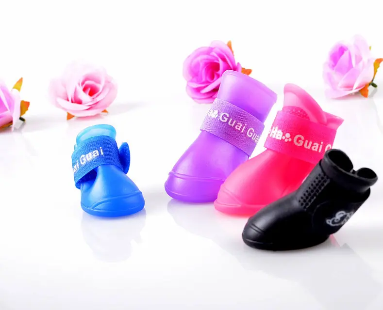Товары для собак силиконовая Нескользящая Водонепроницаемая модная Милая Обувь