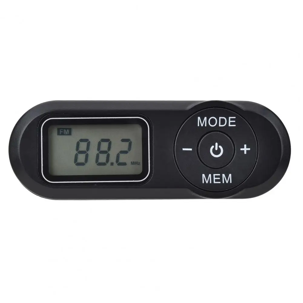 HRD-727 DSP FM-радио портативный мини MP3 музыкальный плеер радио ABS 1 дюймов LCD с цифровым