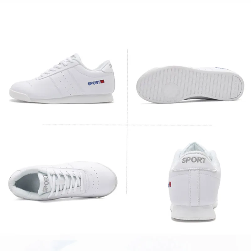 Обувь для аэробики девочек детские белые кроссовки в стиле хип хоп джазовых