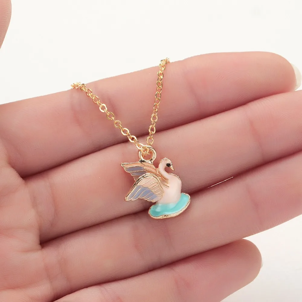 Чандлер птица ожерелье для женщин любящая сова попугай Ласточка Гусь кивид