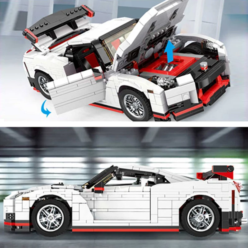 Форма King 13104 серия креативных идей нисмо Ниссан GTR R35 совместимая техника Moc-20518