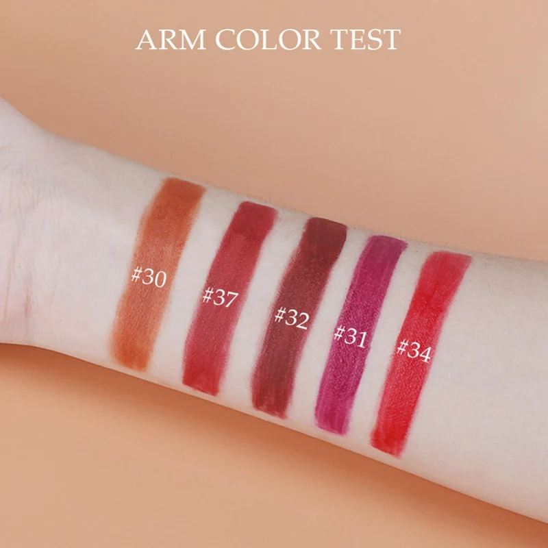 

5 Colors Lip Gloss Makeup Matte Lip Gloss Moisturizer Waterproof Lip Tint Lips Long Lasting Lip Gloss S1