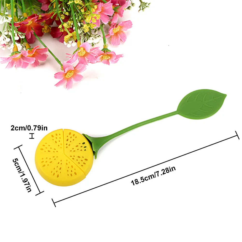 

Tea Strainer Set Accessories Innovative Silicone Lemon Tea Leak For Home Suitable For Water, Tea And Coffee Christmas Gift