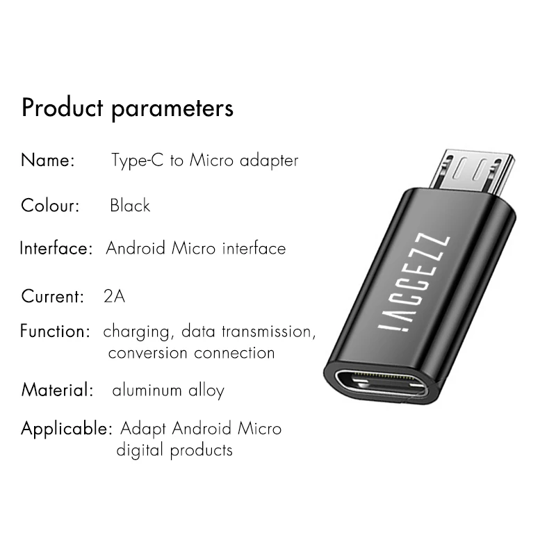 ! Кабель переходник ACCEZZ Type C с поддержкой OTG и Micro USB|Переходники адаптеры| |