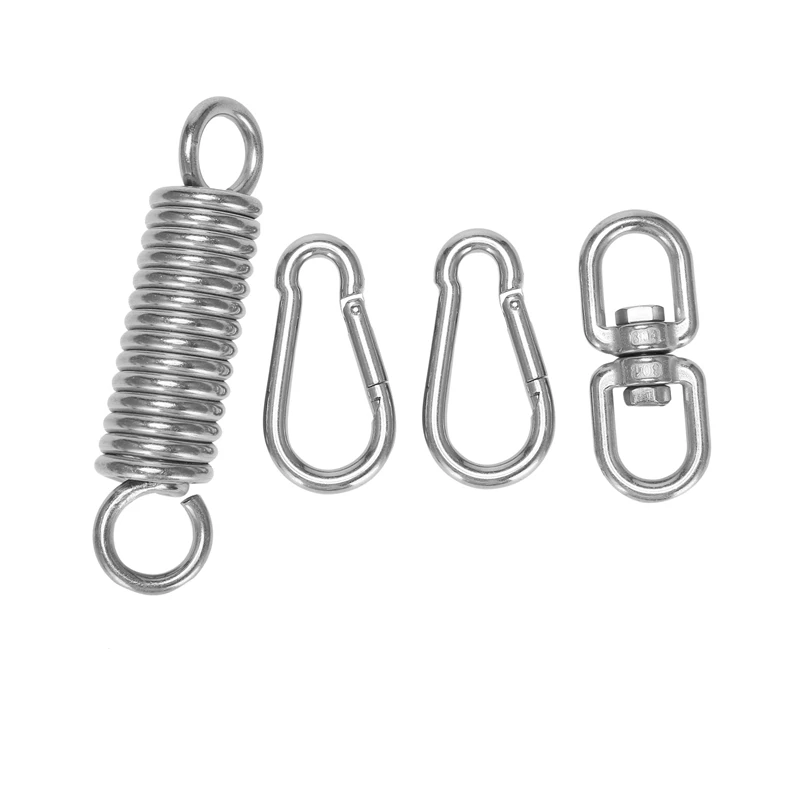 

Весенний подвесной комплект из нержавеющей стали, подвесные потолочные крючки, сверхпрочные качели-Вешалки для йоги, качели-гамаки